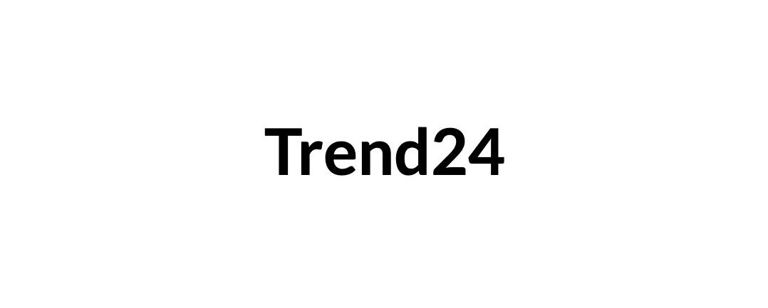 Trend24 logo valgel taustal.